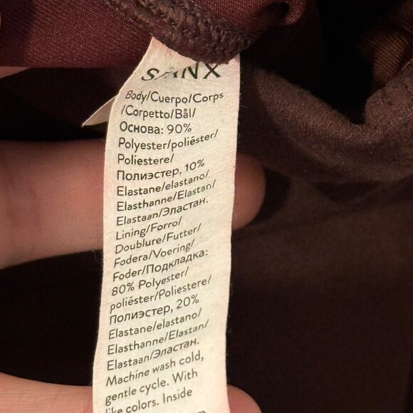 Spanx Womens Burgundy Leggings Size S Pull on Women Legging - Picture 5 of 12